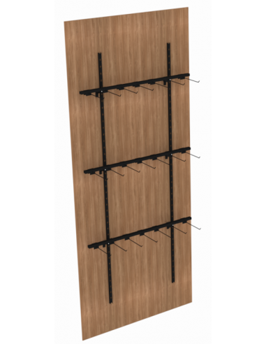 Modulo Expositor para Ganchos com 3...