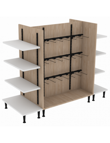 Gôndola 3 Réguas e 3 Prateleiras