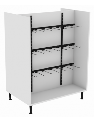 Gôndola 3 Réguas e 3 Prateleiras