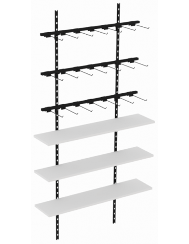 3 Réguas + 3 Prateleiras