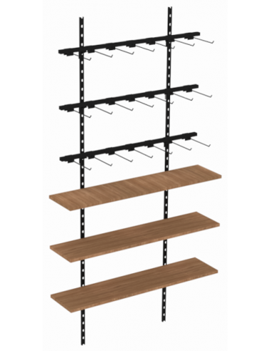 3 Réguas + 3 Prateleiras