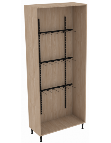 Colmeia para ganchos com 3 ou 6 réguas