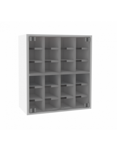 Armário Suspenso com Porta de Vidro...